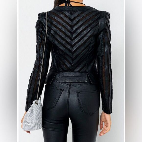 Azalea Wang Luxe Life Mesh Panel Blazer Size 3X - Picture 3 of 16